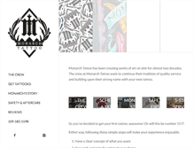 Tablet Screenshot of monarchtattoo.com